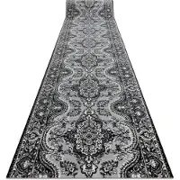Rugsx Fortovet BCF MORAD Wiosna roset grå 80 cm 80x350 cm