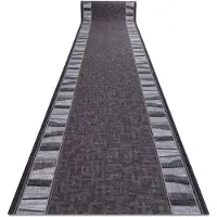 Rugsx Gummibelægning LINEA grå 100cm 100x240 cm