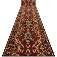 Rugsx Fortovet BCF WIOSNA rødbrun 80 cm 80x400 cm