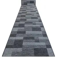 Rugsx Gummibelægning ICONA grå 100cm 100x410 cm