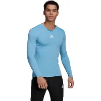 Adidas Funktionsskjorte 'Team Base' lyseblå / hvid