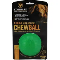 Starmark Treat Dispensing Tyggebold - M: ca. Ø 7 cm