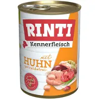 Rinti Økonomipakke: 12 x 400 g Kennerfleisch - Kylling