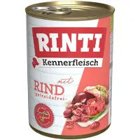 Rinti Økonomipakke: 12 x 400 g Kennerfleisch - Okse