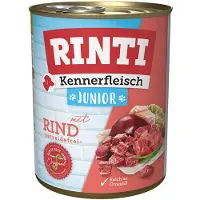 Rinti Økonomipakke: 12 x 400 g Kennerfleisch - Junior: okse