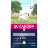 Eukanuba Puppy Small Breed Frisk Kylling 3kg
