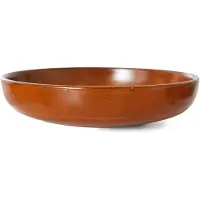 HK Living Home Chef dyb tallerken medium Ø19,3 cm Burned orange