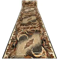 Rugsx Fortovet BCF LIŚĆ beige (AGAWA) 160 cm 160x330 cm
