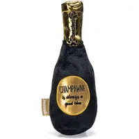 Beeztees Champagneflaske - 30 x 9 x 9 cm - Sort/Guld