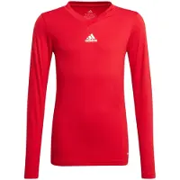 Adidas Funktionsskjorte 'Team Base' brandrød / hvid