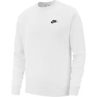 Nike Sweatshirt Crew Nsw Club - Hvid, størrelse X-Large