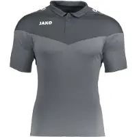 Jako Funktionsskjorte 'Champ 2.0' grå / røggrå / hvid