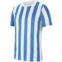 Nike Spilletrøje DF Striped Division IV - Hvid/Blå/Sort Børn, størrelse XL: 158-170 cm