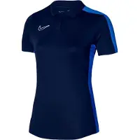 Nike Polo Dri-FIT Academy 23 - Navy/Konge blå/Hvid Kvinde, størrelse Small