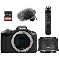 Canon EOS R50 + RF-S 18-45mm F4.5-6.3 IS STM Creator Kit - Sort