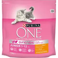 Purina One Junior 1-12 måneder kylling til killinger - 4 x 1,5 kg