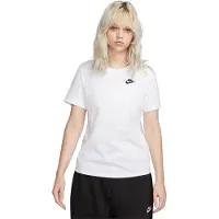 Nike Shirts 'Club Essential' sort / hvid