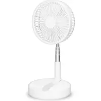 Trebs 99380 Bærbar, fleksibel bord- og 20 cm piedestalventilator