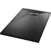 vidaXL brusekar SMC 100 x 80 cm sort