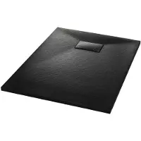 vidaXL brusekar SMC 100 x 70 cm sort