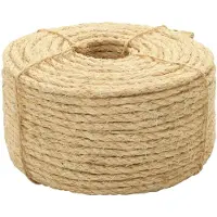 vidaXL reb 100 % sisal 6 mm 100 m