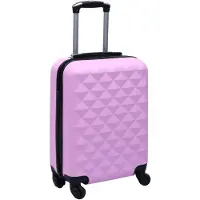vidaXL hardcase-kuffert ABS pink