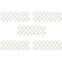 vidaXL espalierhegn 5 stk. 180x60 cm massivt fyrretræ