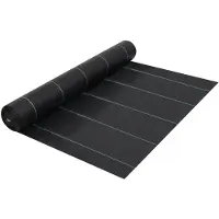 vidaXL ukrudtsdug 2x100 m PP sort