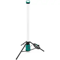 Vonroc Arbejdslampe - 76W - lygte | PRO | LED | Meget kraftig: 11.500 lumen| Metal stativ | Udstrålingsvinkel: 360°