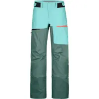 Ortovox - Skibukser dame - 3L Ravine Shell Pants W Arctic Grey til UnisexUld - Størrelse S - Blå