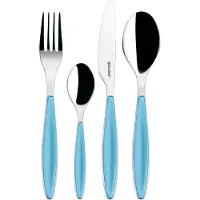 Guzzini Feeling bestiksæt Sea blue, 24 dele