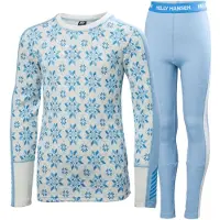 Helly Hansen Graphic Lifa Merino Junior Langærmet Basislagssæt