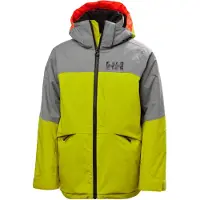 Helly Hansen Summit, skijakke, junior, gulgrøn