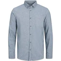 Jack & Jones Classic Melange Skjorte Med Lange ærmer