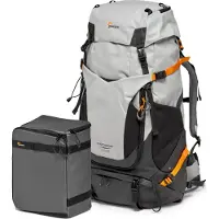 Lowepro Photo Sport PRO 55L AW III - Rygsæk S-M til digitalkamera med objektiver - grov - 420D nylon Oxford, 420D diamant ripstop nylon, karbonat ydre - grå