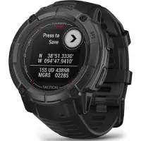 Garmin GPS-ur med forbindelse - - Instinct 2X Solar Tactical Edition Sort