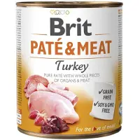 Brit Kalkunpate Og-kød 400g 6 Enheder