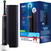 Oral-B Pro 3 3500 black 075991 Elektrisk tandbørste Roterende/oscillerende/pulserende Sort