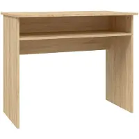 vidaXL Skrivebord 90x50x74 Cm Konstrueret Træ - Sonoma-eg
