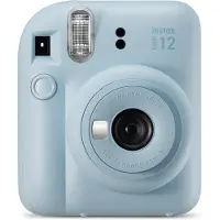 Fujifilm Instax Mini 12 - Instant kamera - objektiv: 60 mm - instax mini ler hvid
