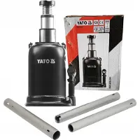 YATO YT-1715, Universel, 12000 kg, Hydraulisk donkraft, 23,5 cm, 59 cm, Sort