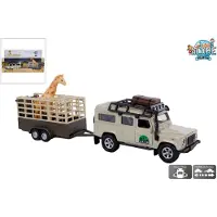 Kids Globe Make Niezdefiniowana Brand Undefined 84438 LAND ROVER MED CYKEL OG GIRAFA