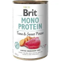 Brit Monoprotein Tun Og Sød Kartoffel 400g 6 Enheder