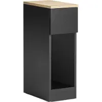 SoBuy Svævende sengebord med skuffe, 20x60x35 cm