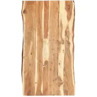vidaXL bordplade 118x(50-60)x3,8 cm massivt akacietræ