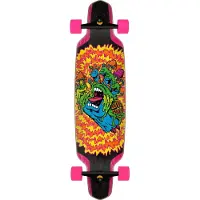 Santa Cruz Toxic Hand 9.50 X 37.52 Drop Down Cruiser Skateboard