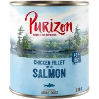 Purizon Økonomipakke: 24 x 800 g Adult - Laks
