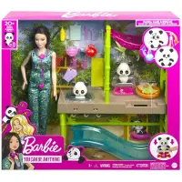 Barbie DUKKE DYRLÆGE PASSER PŠPANDAER HKT77