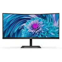 Philips E-line 346E2CUAE - LED-skærm - kurvet - 34 - 3440 x 1440 UWQHD @ 100 Hz - VA - 300 cd/m² - 3000:1 - 1 ms - HDMI, DisplayPort, USB-C - højtalere - Sort