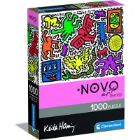 Clementoni 39756 Keith Haring Moderne Museumssamling 1000-brikkers puslespil - Fremstillet i Italien til voksne